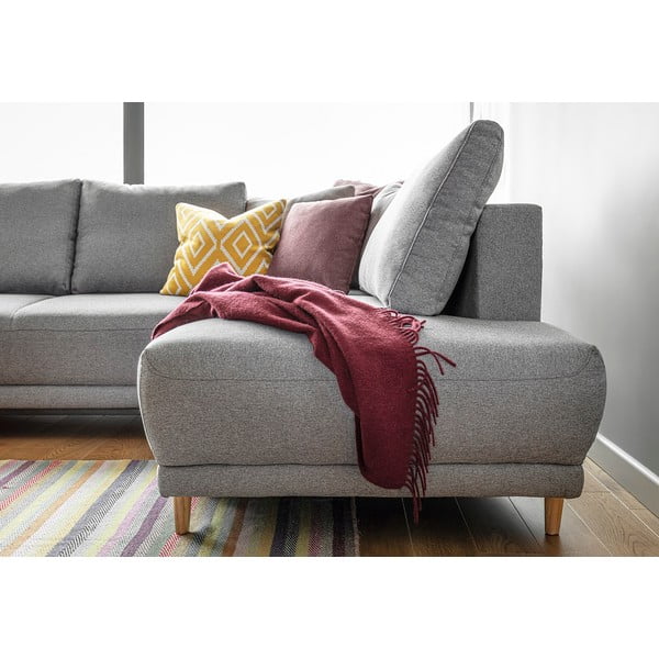 Svetlosivá rozkladacia rohová pohovka Miuform Lovely Annie, pravý roh-image-4