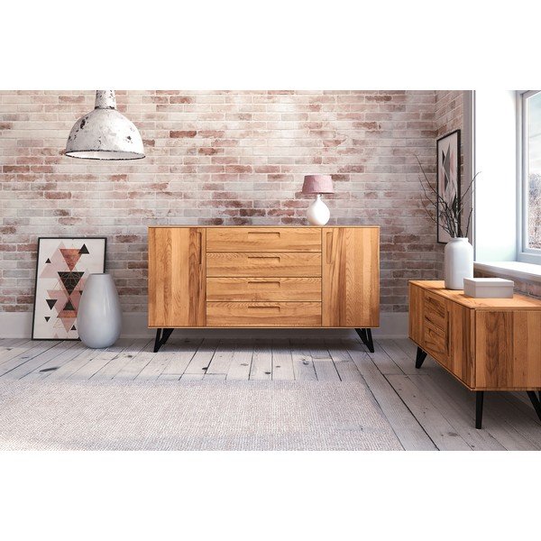 Vysoká komoda z bukového dreva 182x100 cm Golo - The Beds-image-1