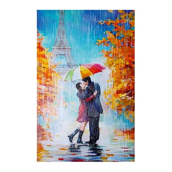 Obraz na plátne Rainy Paris, 70 x 45 cm