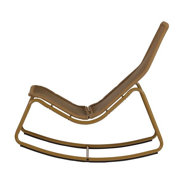 Okrovožlté z umelého ratanu záhradné kreslo Tom – WOOOD-image-2