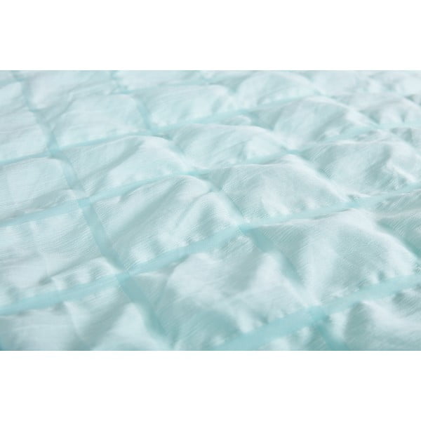 Krepové obliečky na jednolôžko v mentolovej farbe 140x200 cm Naomi – My House-image-1