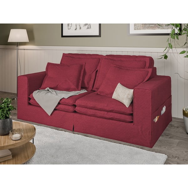 Červená pohovka 196 cm Nora – Ropez-image-3