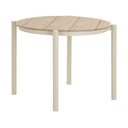 Kovový okrúhly záhradný jedálenský stôl ø 90 cm Abela – House Nordic