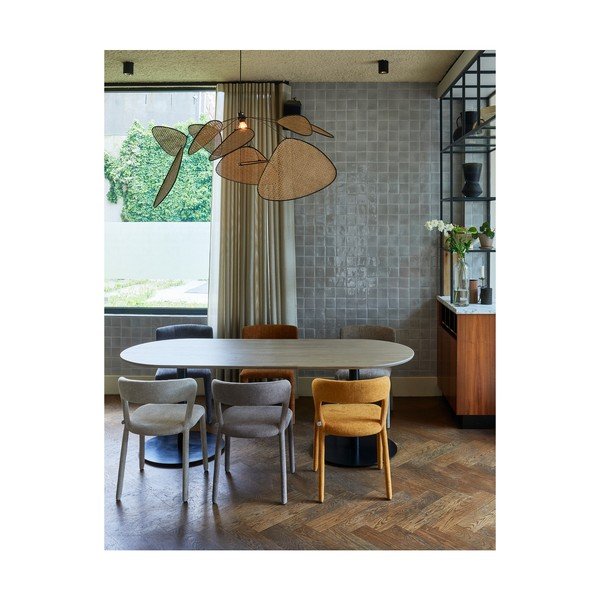 Jedálenský stôl s doskou z dubového dreva 90x220 cm Tablo – WOOOD-image-2