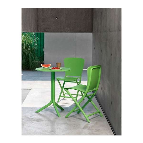 Červený nastaviteľný záhradný stolík Nardi Garden Spritz-image-3