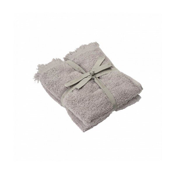 Svetlosivé bavlnené uteráky v súprave 2 ks 30x50 cm FRINO – Blomus