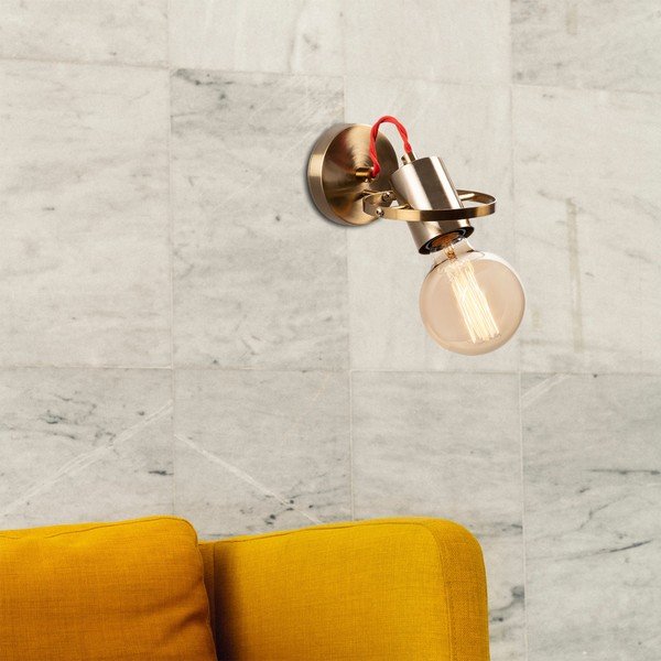 Nástenné svietidlo v zlatej farbe Vaveyla – Opviq lights-image-1