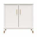 Biela skrinka 84x84x40 cm Westerleigh – Støraa