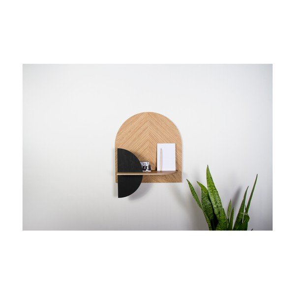 Svetlohnedá modulárna trojdielna polica Woodendot Alba L-image-1