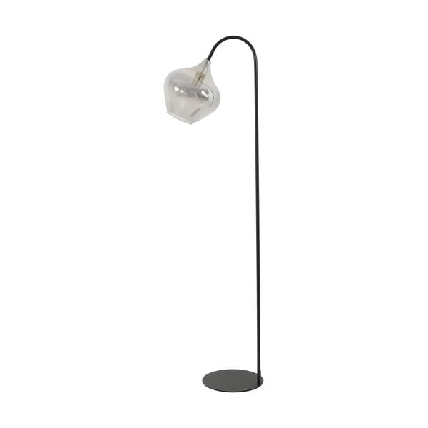 Čierna stojacia lampa (výška 160 cm) Rakel - Light & Living-image-2