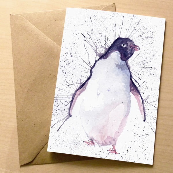 Prianie Wraptious Splatter Penguin