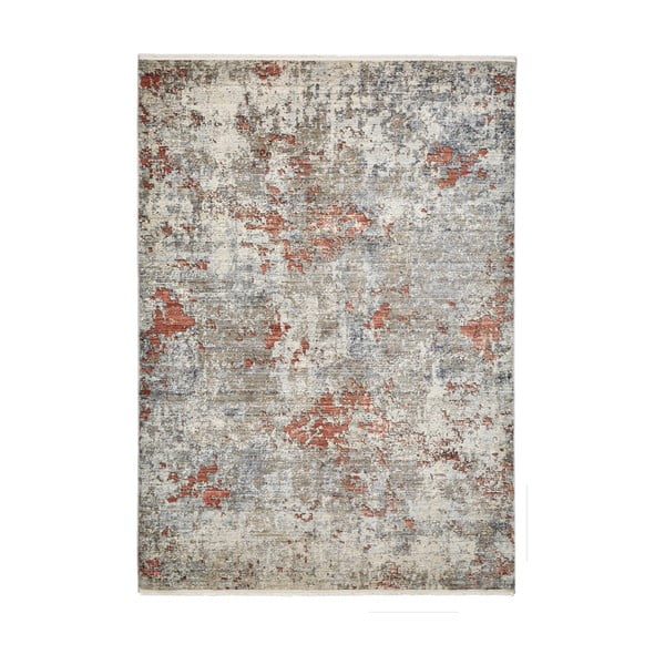 Terakotovo-sivý koberec Think Rugs Athena, 120 x 170 cm