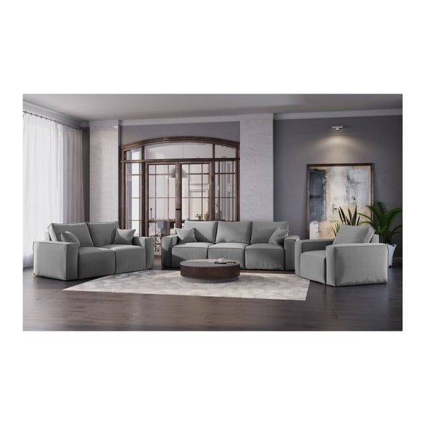 Sivá pohovka Cosmopolitan Design Miami, 180 cm-image-4
