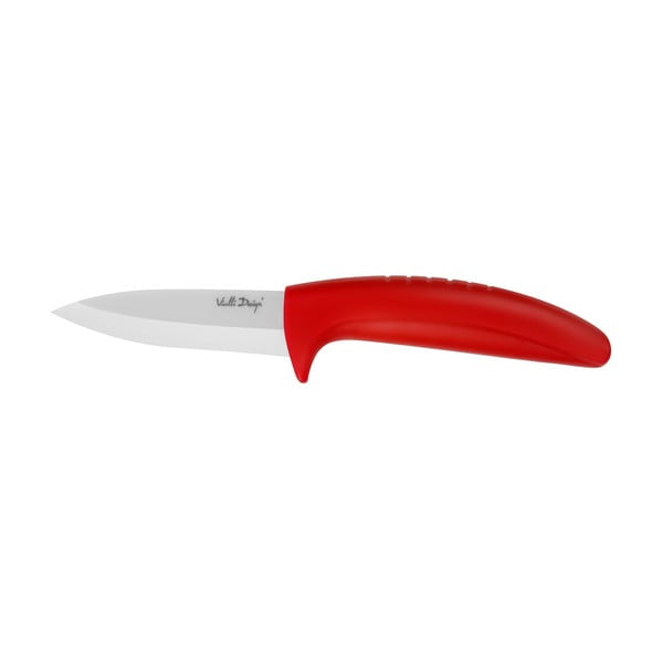 Keramický krájací nôž, 7,5 cm, červený