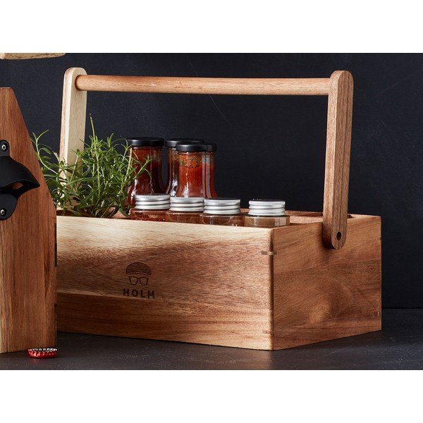 Drevený stojan na kuchynské náčinie - Holm-image-1