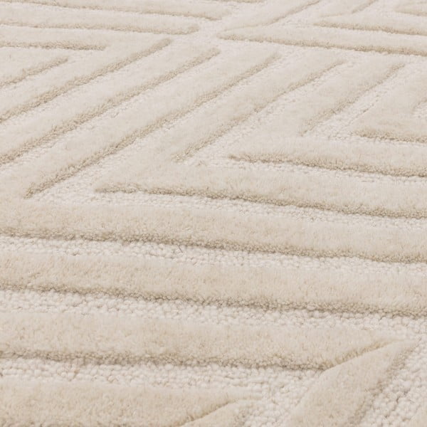 Krémovobiely vlnený koberec 200x290 cm Hague – Asiatic Carpets-image-3
