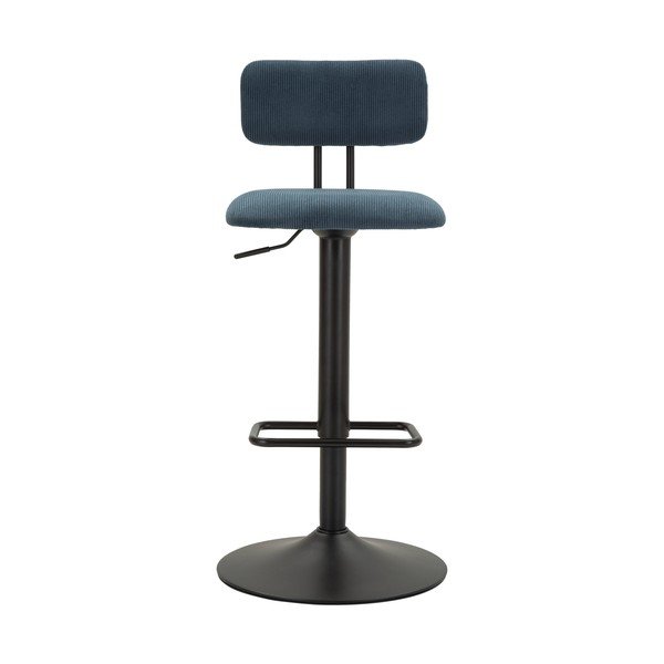 Barová stolička s nastaviteľnou výškou v petrolejovej farbe/čierna (výška sedadla 61 cm) Tina – Mauro Ferretti-image-2