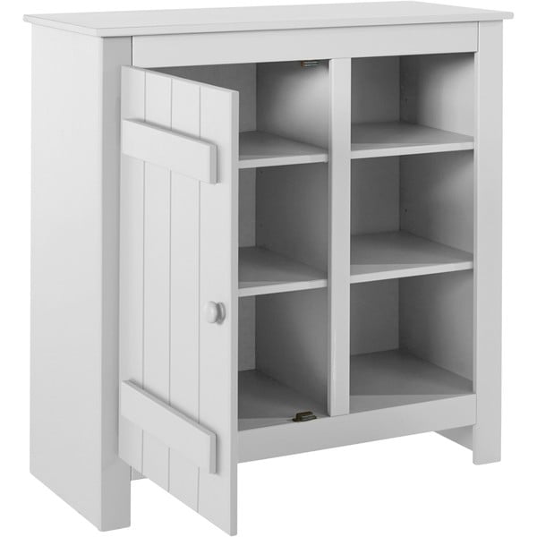 Biela skrinka z borovicového dreva 90x90 cm Bertram – Støraa-image-3