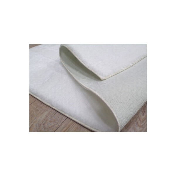 Biely umývateľný koberec 120x150 cm Pelush White – Mila Home-image-2