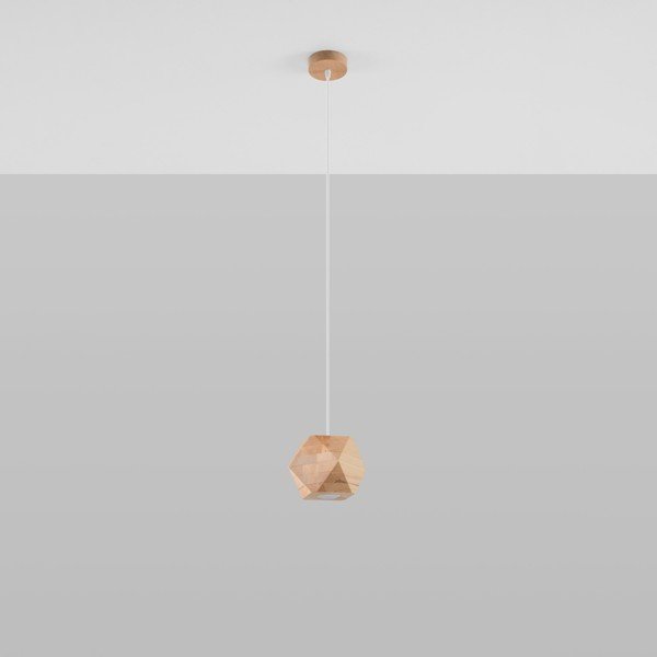 Závesné svietidlo v prírodnej farbe ø 12 cm Vige – Sollux-image-2