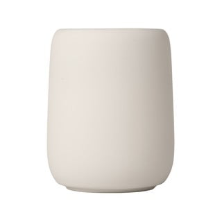 Krémovo-biely pohárik na zubné kefky Blomus Sono, 300 ml
