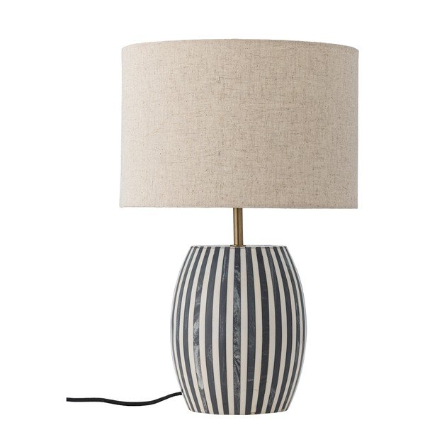 Biela/sivá LED stolová lampa (výška  47 cm) Tali – Bloomingville