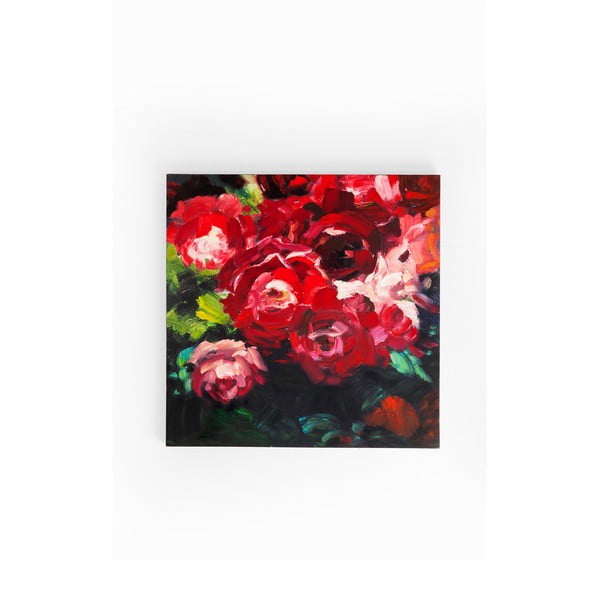 Obraz Kare Design Roses, 100 × 100 cm