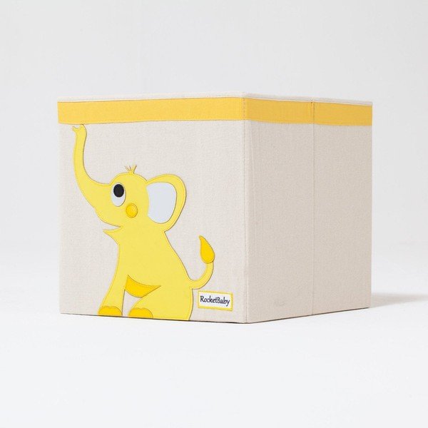 Látkový detský úložný box Robby the Elephant - Rocket Baby-image-3