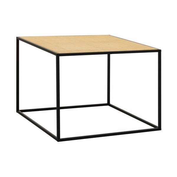 Ratanový konferenčný stolík v prírodnej farbe 60x60 cm Depok – Premier Housewares