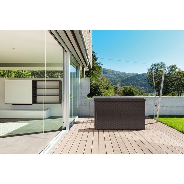 Tmavohnedý záhradný úložný box Java – Keter-image-1