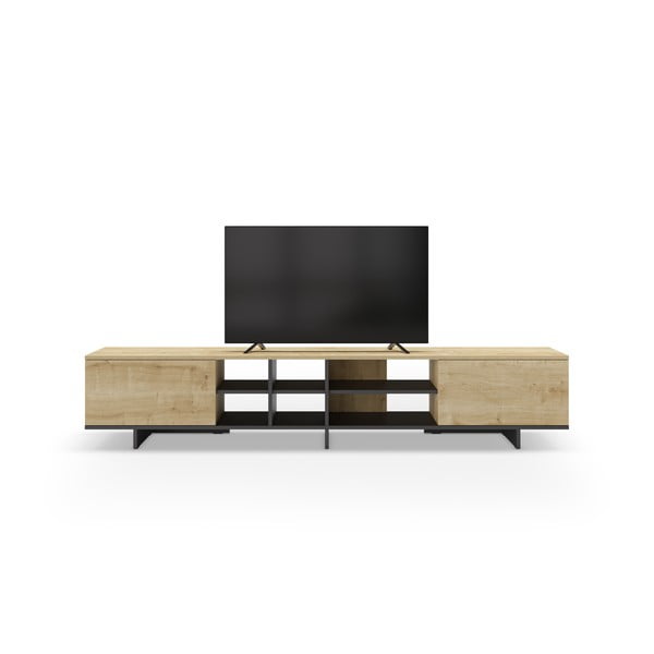 TV stolík v dekore duba v prírodnej farbe 230x44 cm Cequoia – Marckeric-image-4