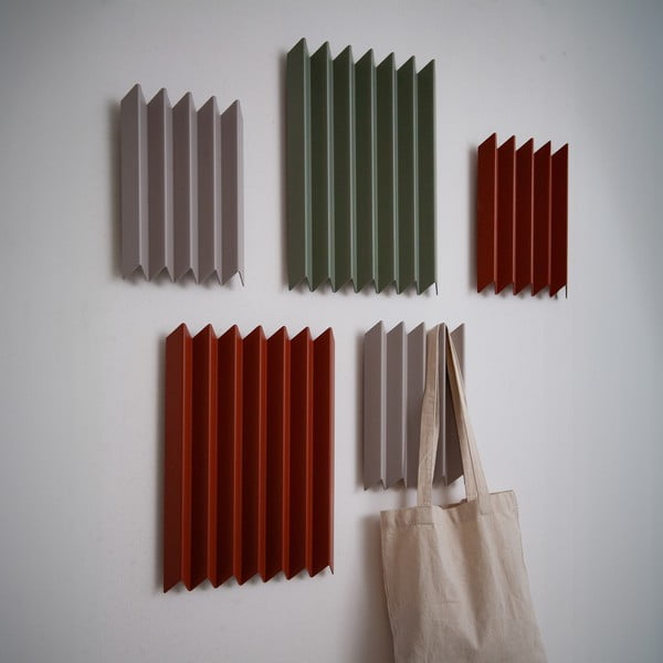 Kovový nástenný vešiak v terakotovej farbe 21 cm Sensu – Spinder Design-image-4