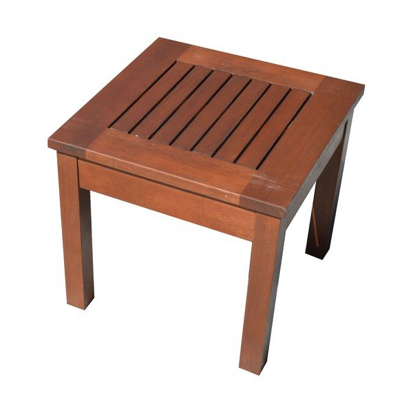 Záhradný odkladací stolík z eukalyptového dreva 40x40 cm Sonora – Garden Pleasure-image-1
