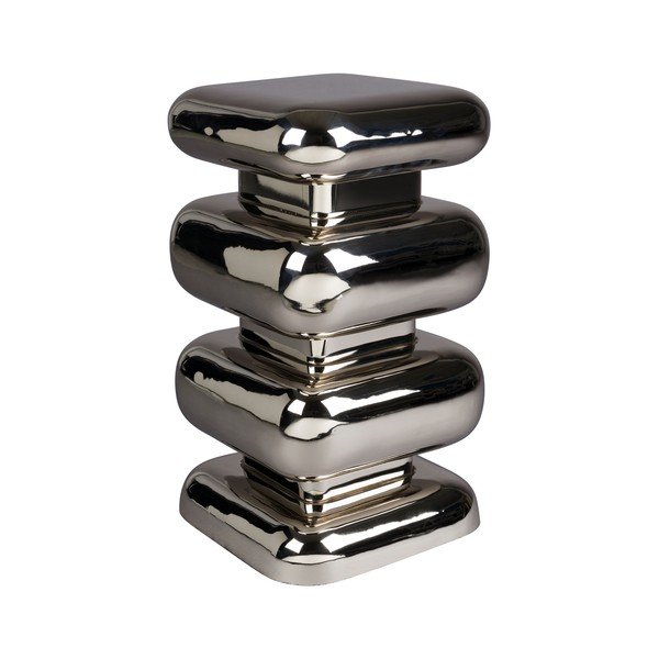 Kovový odkladací stolík 29x29 cm Stubby – Dutchbone