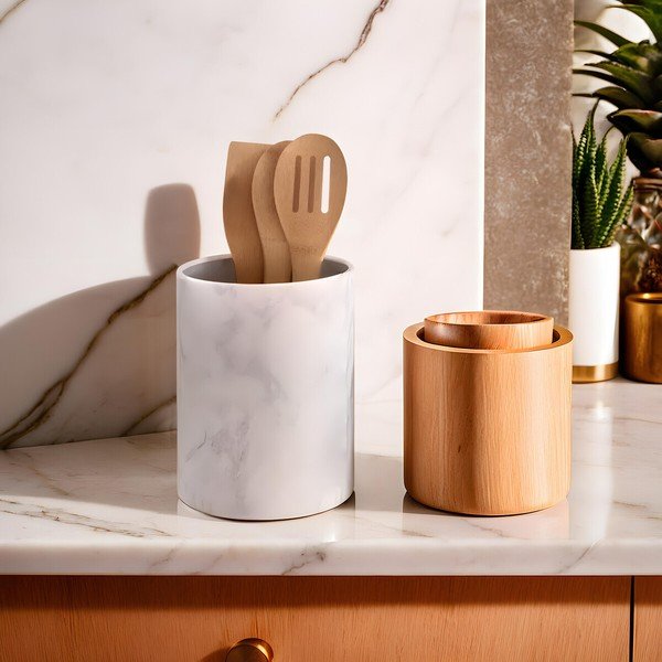 Stojan na kuchynské náčinie z nehrdzavejúcej ocele Easton – Premier Housewares-image-2
