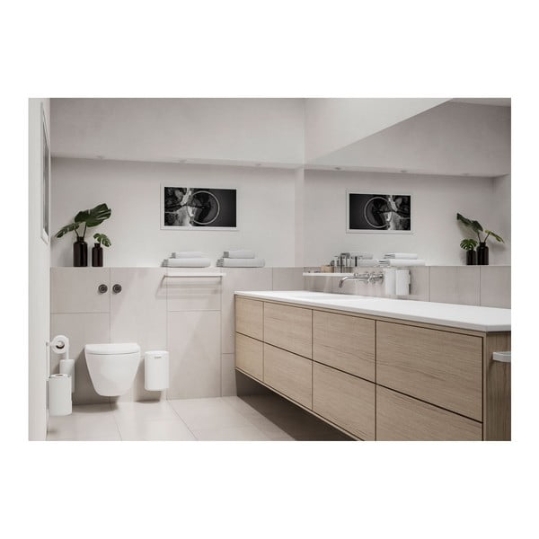 Biela závesná WC kefa Zone Rim-image-1