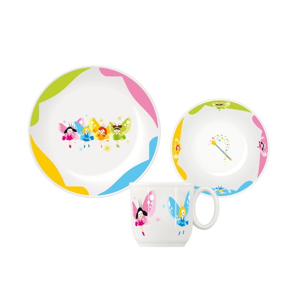 Porcelánová detská jedálenská súprava 3 ks Bambini – Tescoma-image-1