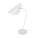 Biela stolová lampa SULION Lisboa, výška 45 cm