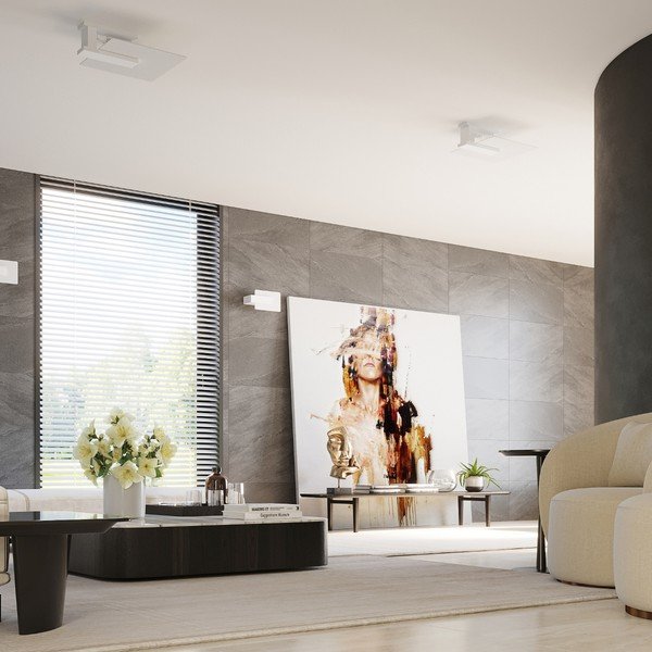 Biele stropné svietidlo so skleneným tienidlom 40x47.5 cm Parola – Sollux-image-2