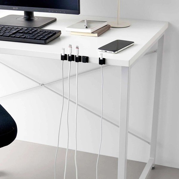 Čierne kovové organizéry v súprave 5 ks na káble Smart – YAMAZAKI-image-2