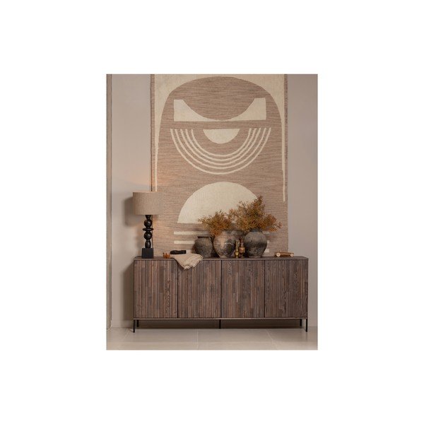 Hnedá komoda v dekore jaseňa 200x85x44 cm Gravure – WOOOD-image-4