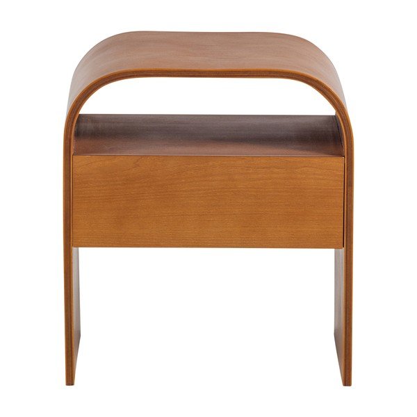 Nočný stolík s poličkami v prírodnej farbe Momo – WOOOD-image-3