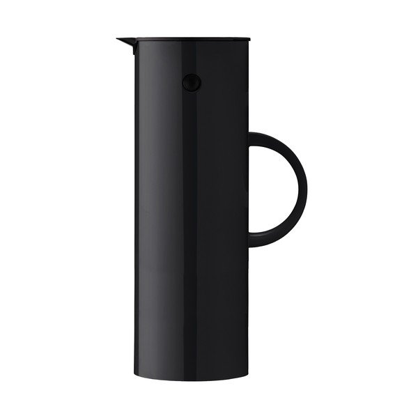 Čierna plastová termokanvica 1 l EM77 – Stelton