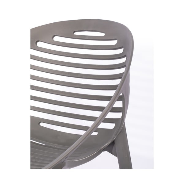 Sivá stohovateľná záhradná stolička Bonami Essentials Joanna-image-4