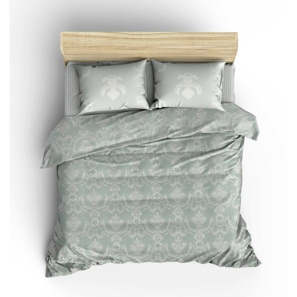 Ľahká prikrývka cez posteľ Pure Water Green, 200 x 235 cm