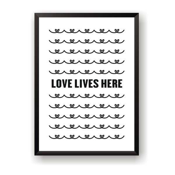 Plagát Nord & Co Love Lives Here, 40 x 50 cm-image-1