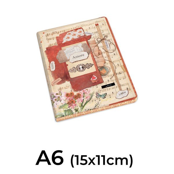 Zošity v súprave 192 stránok 2 ks formát A6 Love – Kartos-image-2