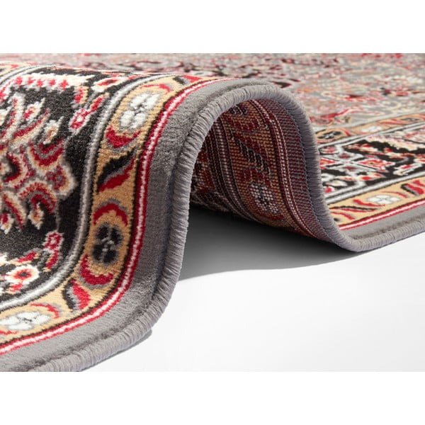 Sivo-hnedý behúň Nouristan Skazar Isfahan, 80 x 250 cm-image-1