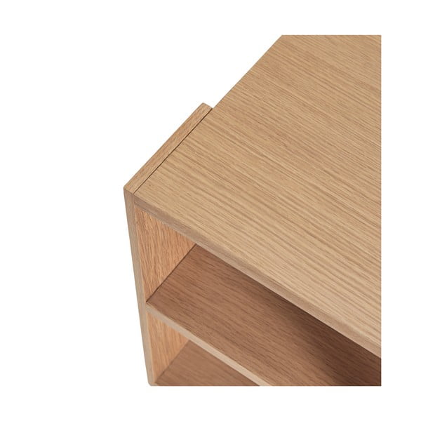 Odkladací stolík v dekore duba 37x37 cm Merge – Hübsch-image-3