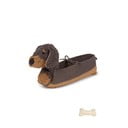 Tmavohnedý látkový detský kôš na hračky 59x16x23 cm Sparky – Lorena Canals